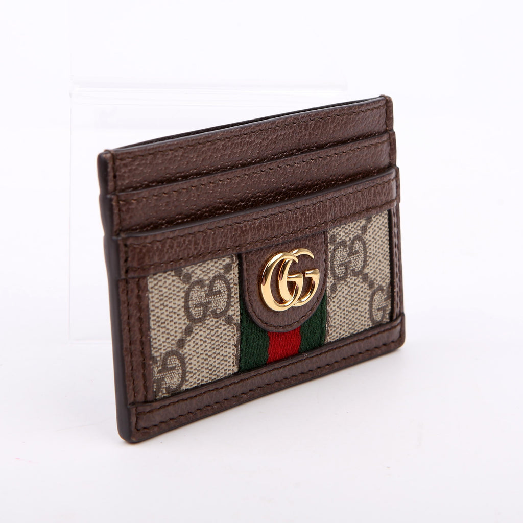 Gucci 523159 Ophidia GG Card Case Brown