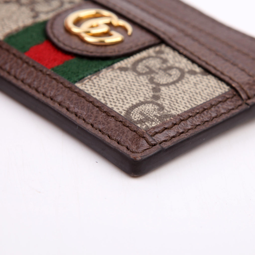 Gucci 523159 Ophidia GG Card Case Brown