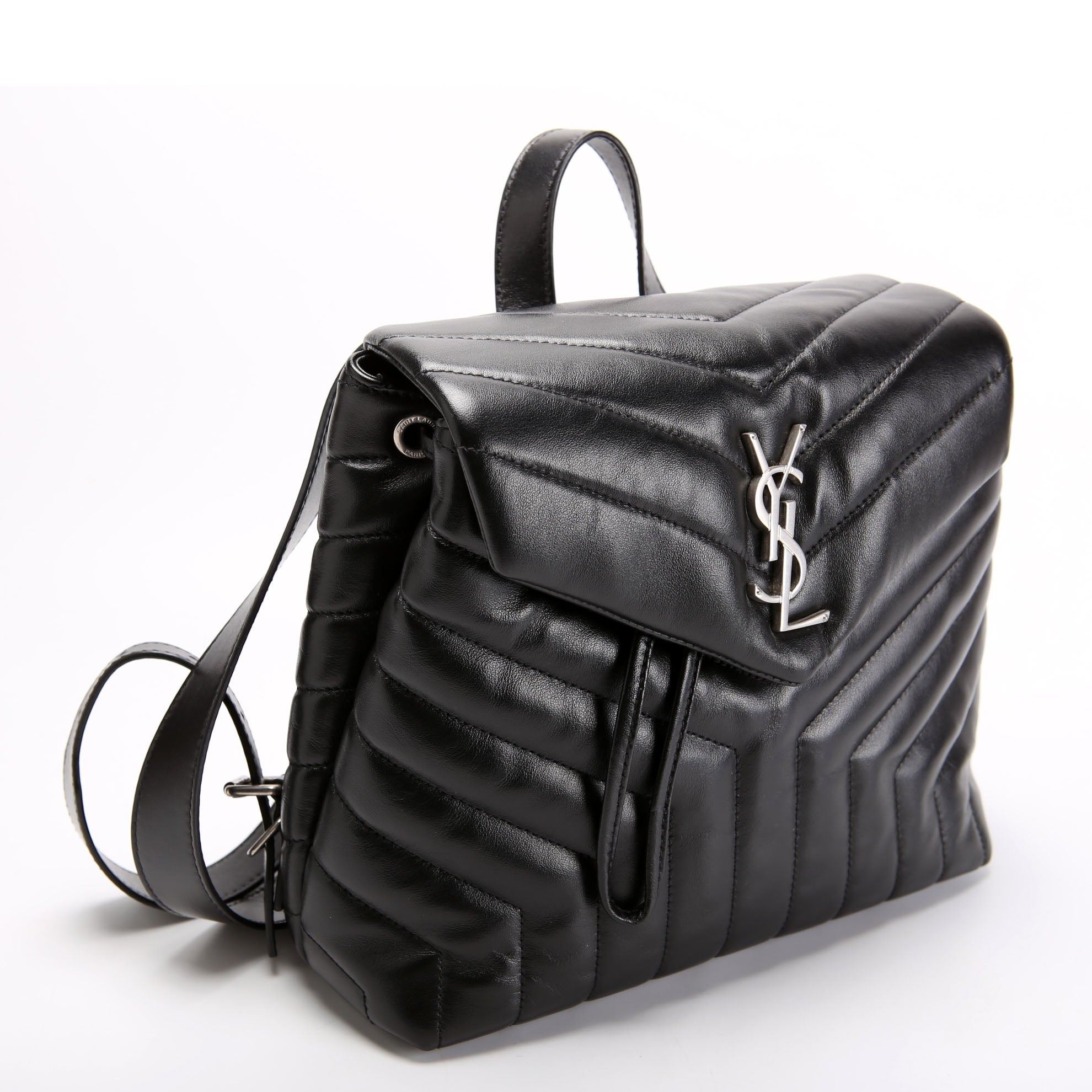 Saint Laurent Loulou Backpack 487220 Black