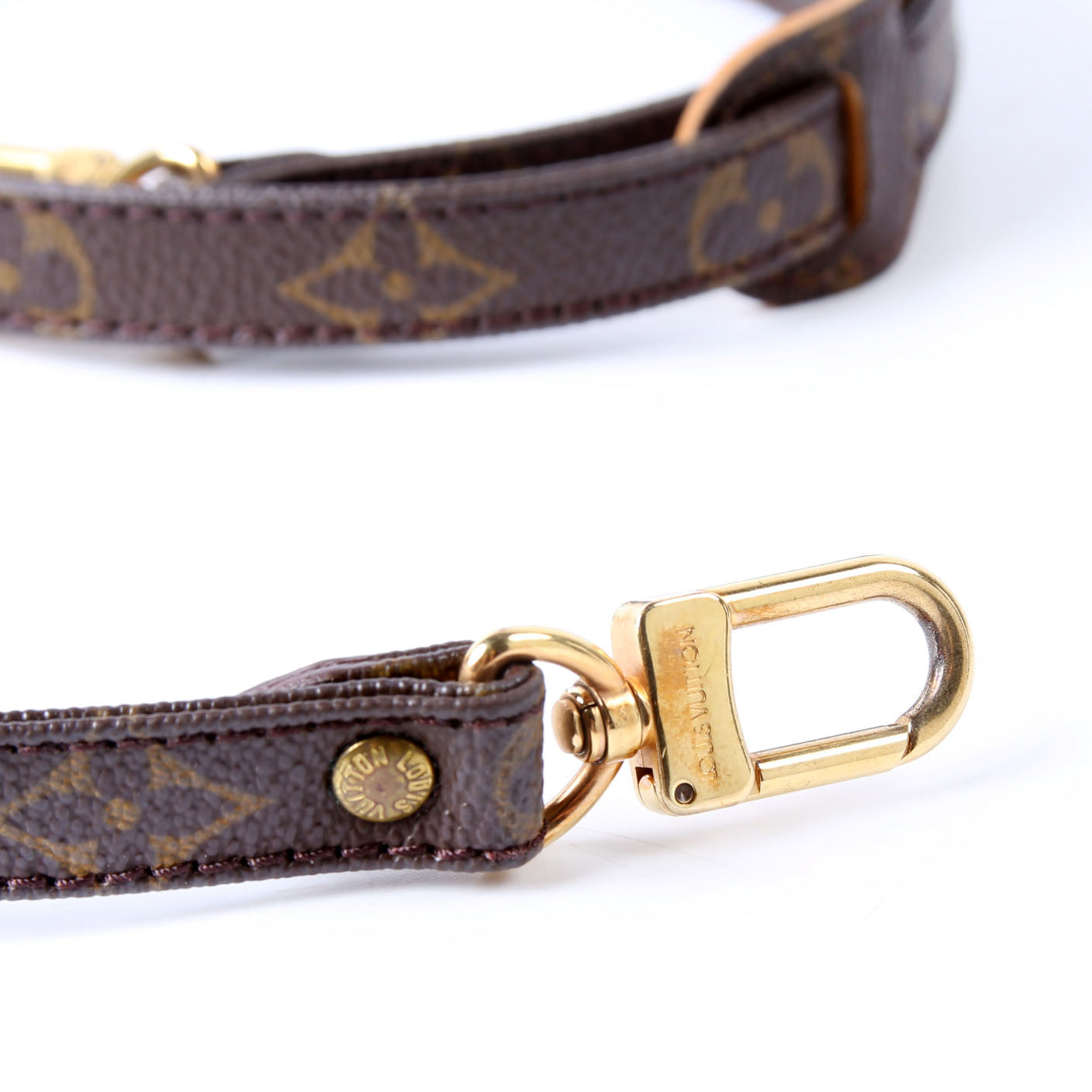 Louis Vuitton 16MM Monogram Canvas 47 Inch Strap