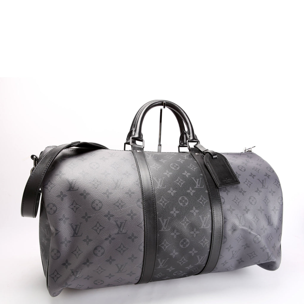 Louis Vuitton Keepall 50 With Strap Monogram Eclipse