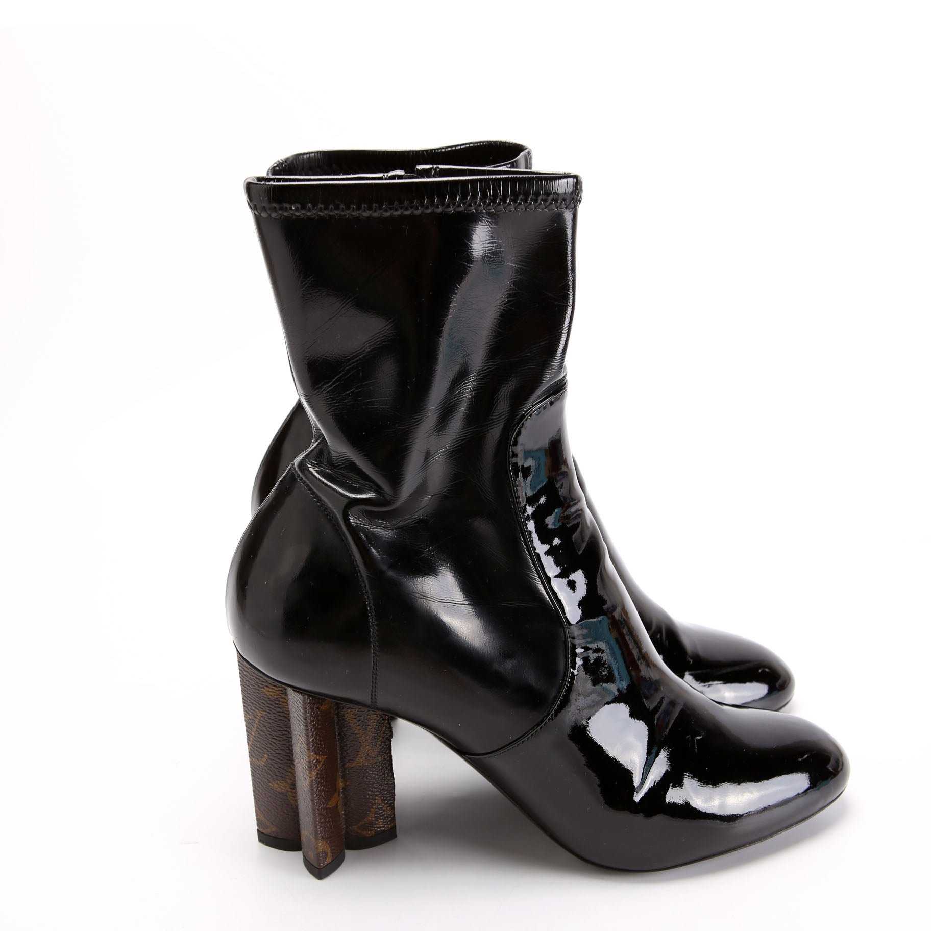 Louis Vuitton Silhouette Ankle Boot Size 40 Black