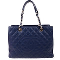 Chanel Grand Shopping Tote Caviar Blue