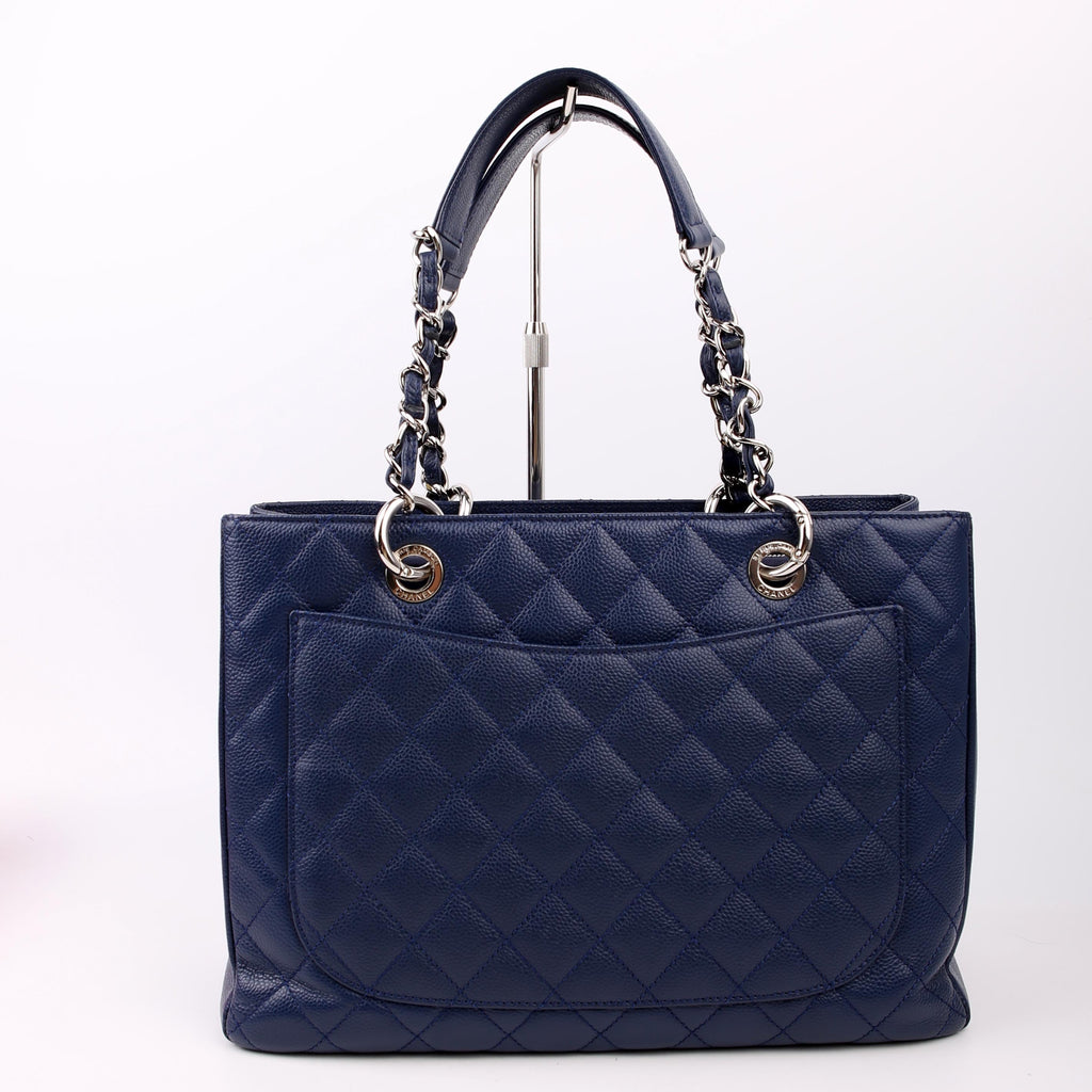 Chanel Grand Shopping Tote Caviar Blue