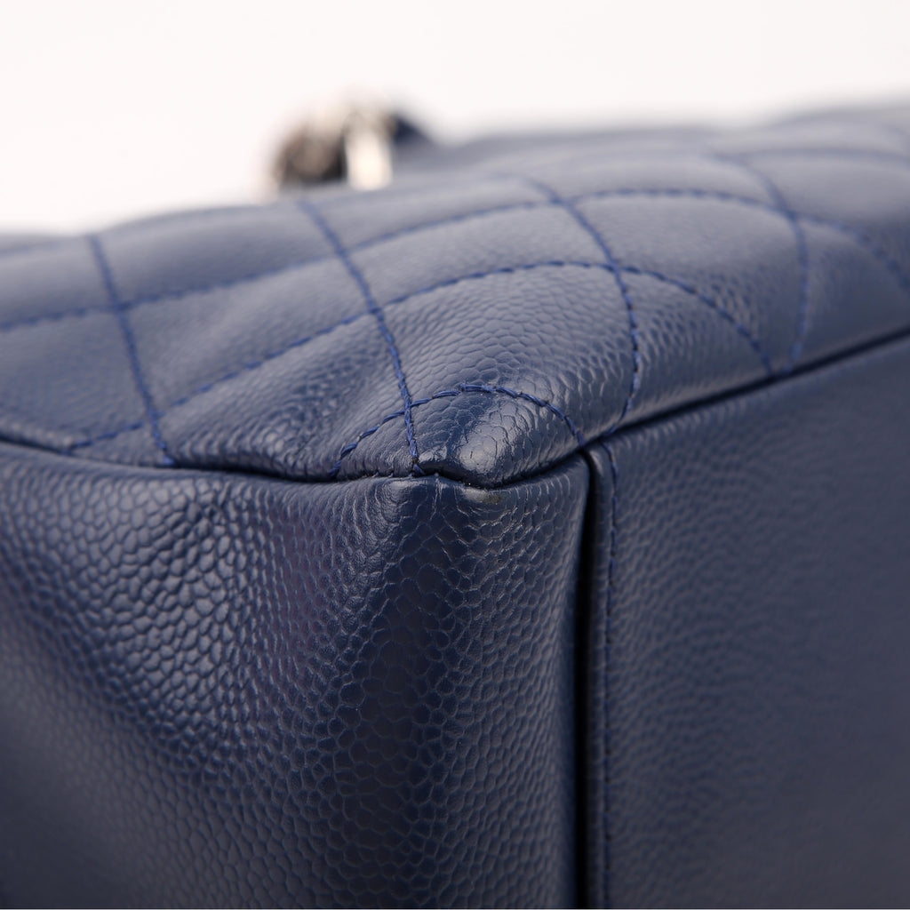 Chanel Grand Shopping Tote Caviar Blue