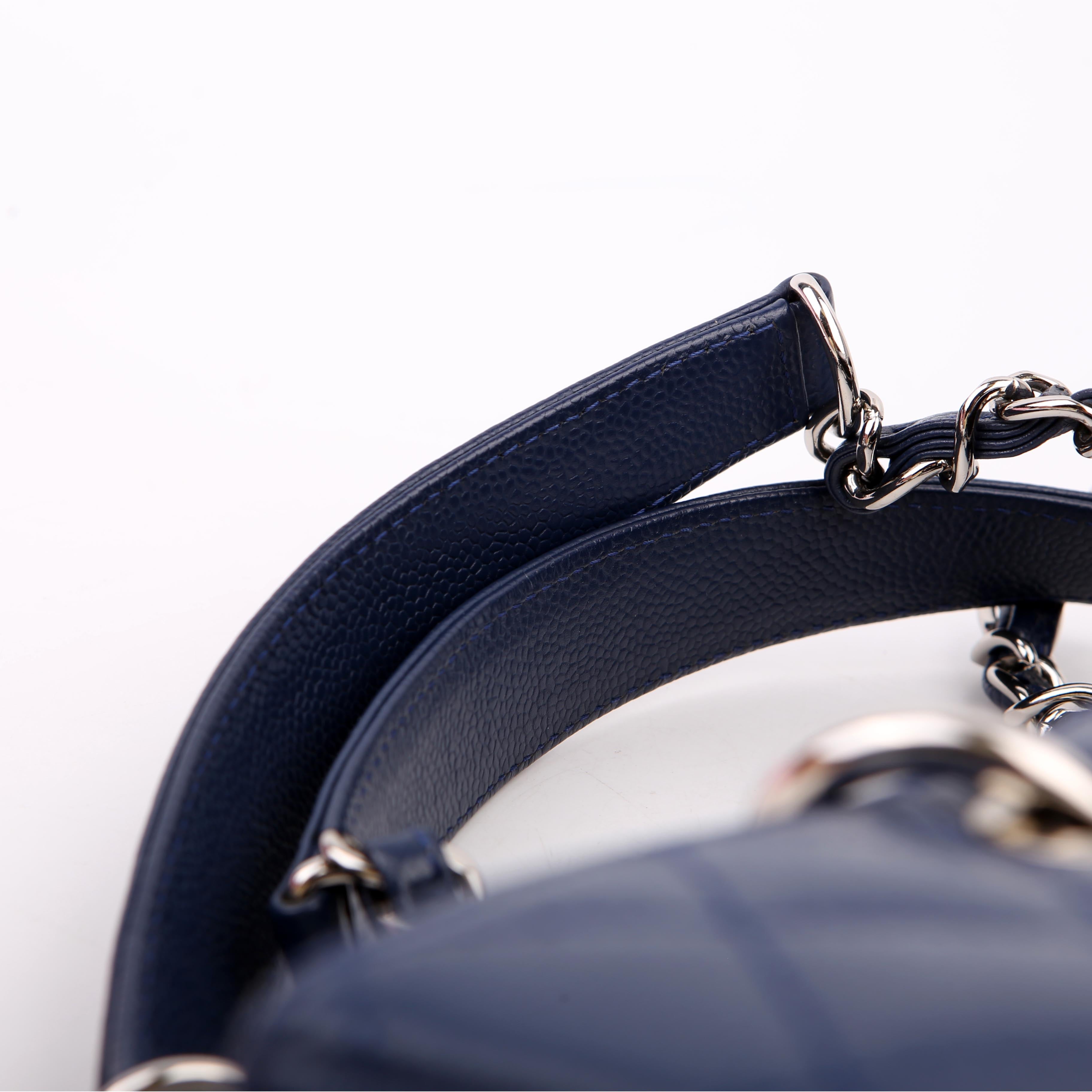 Chanel Grand Shopping Tote Caviar Blue