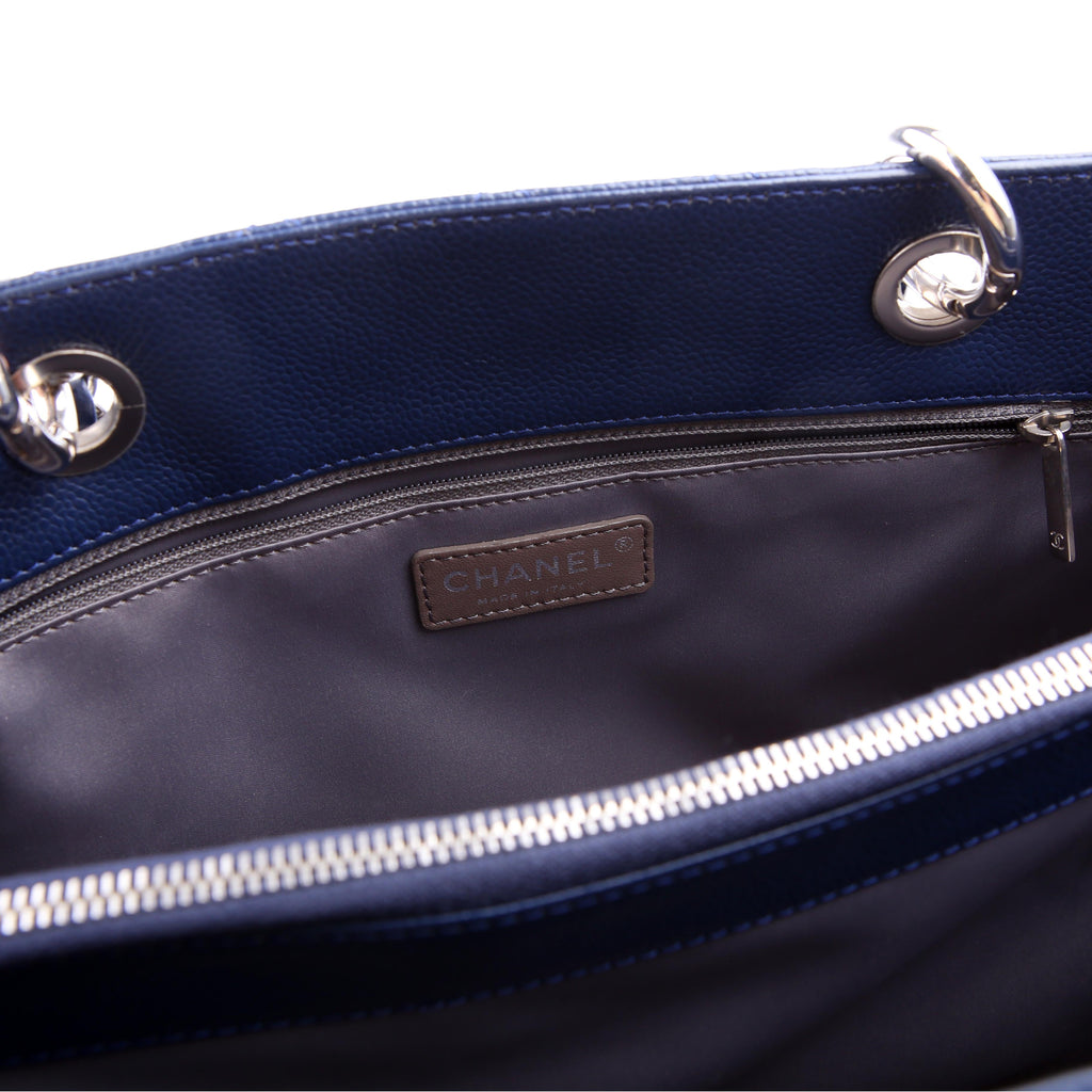 Chanel Grand Shopping Tote Caviar Blue