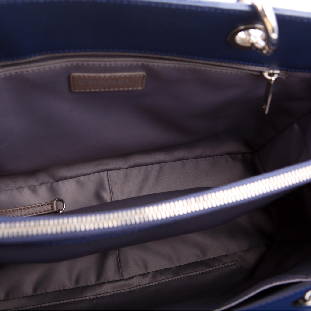 Chanel Grand Shopping Tote Caviar Blue