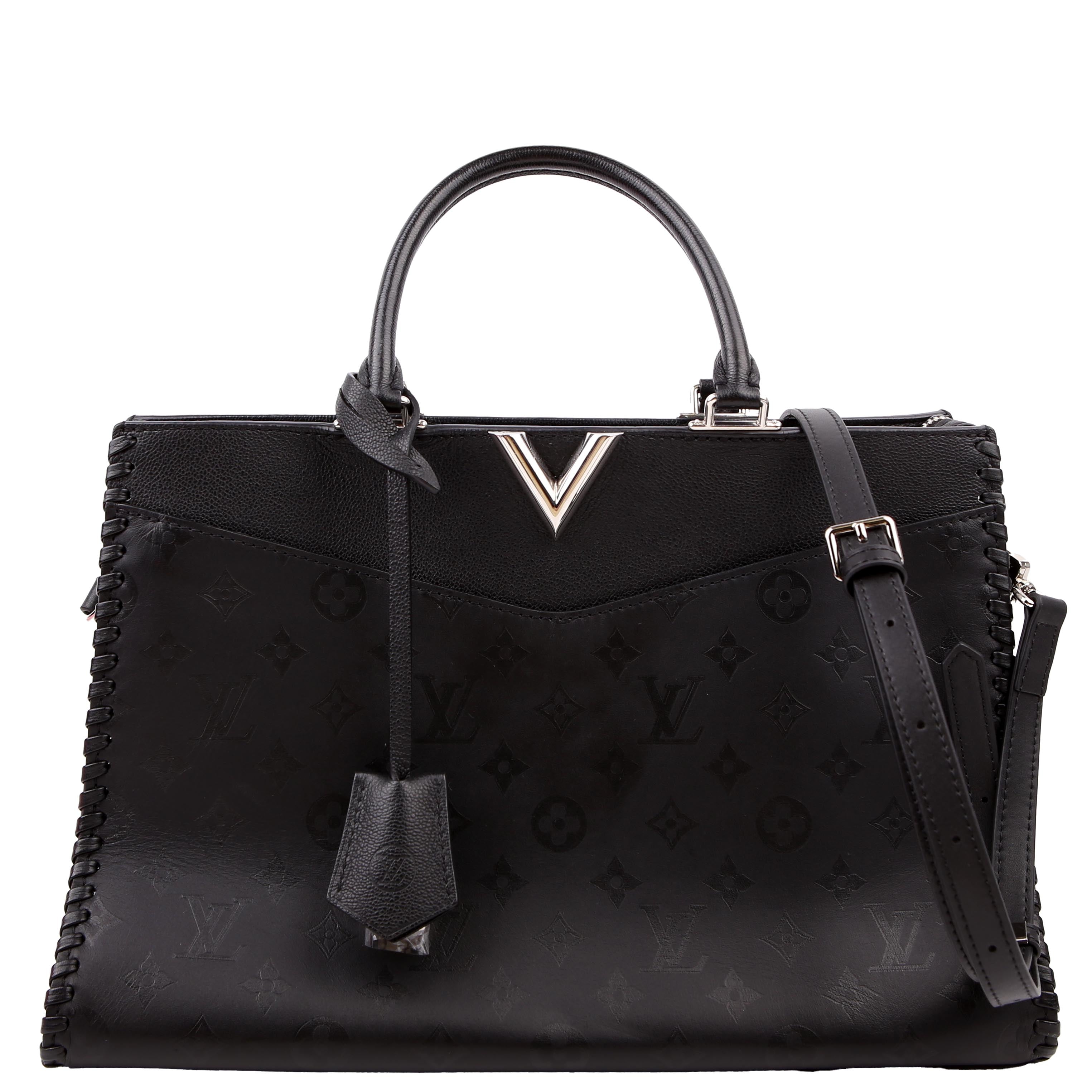 Louis Vuitton Very Zipped Tote Black