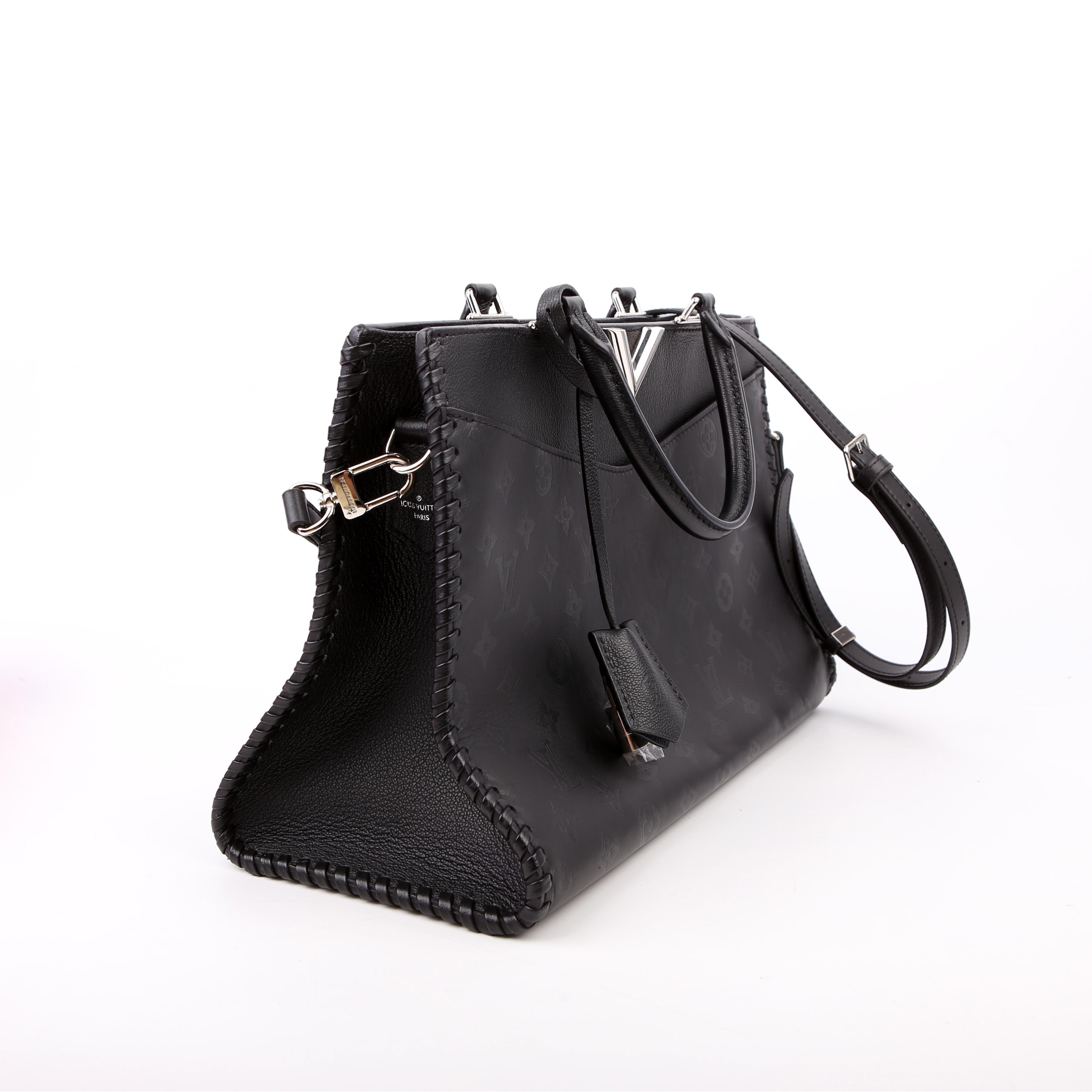Louis Vuitton Very Zipped Tote Black