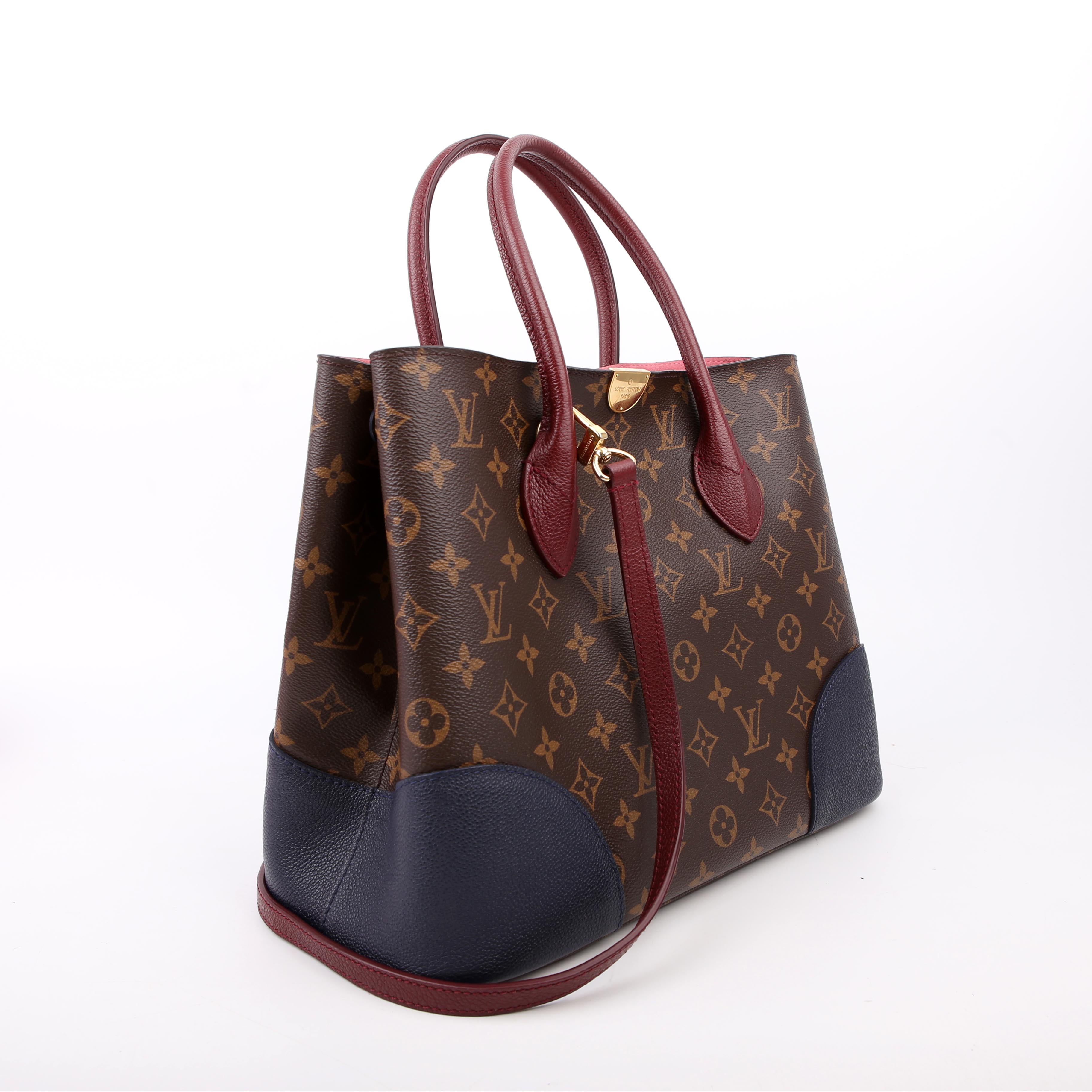 Louis Vuitton Flandrin Monogram/Leather Berry/Navy