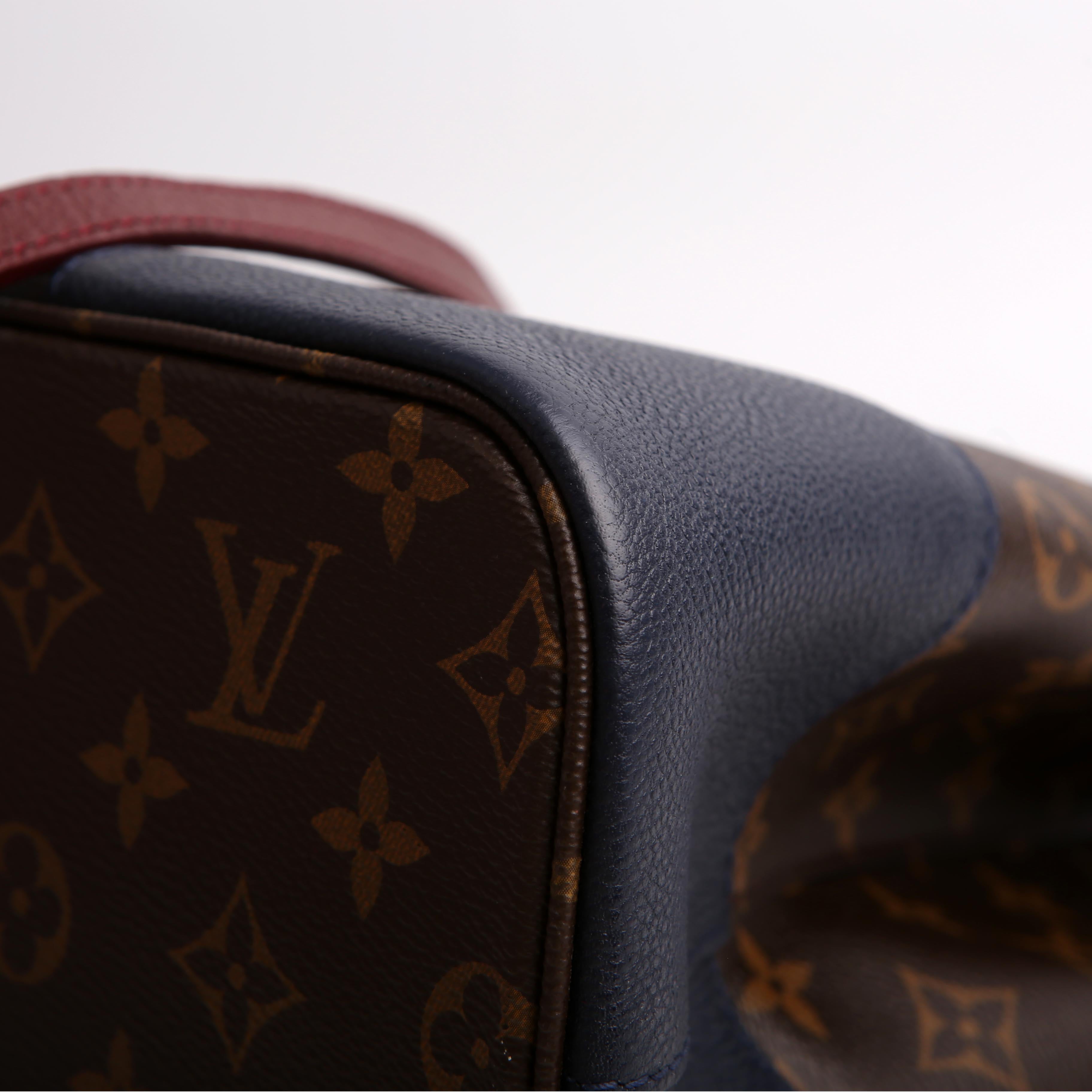 Louis Vuitton Flandrin Monogram/Leather Berry/Navy
