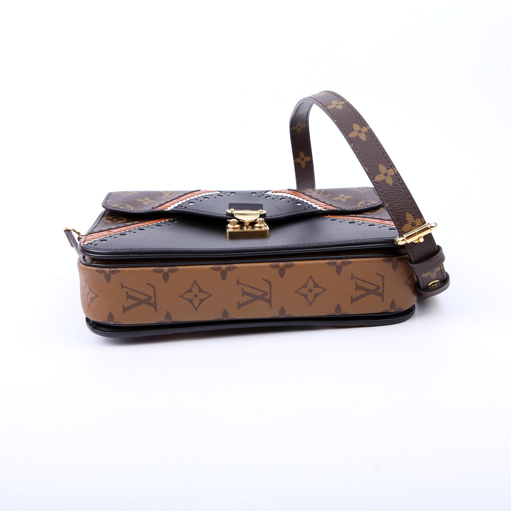 Louis Vuitton Pochette Metis Monogram Brogue Black/Brown