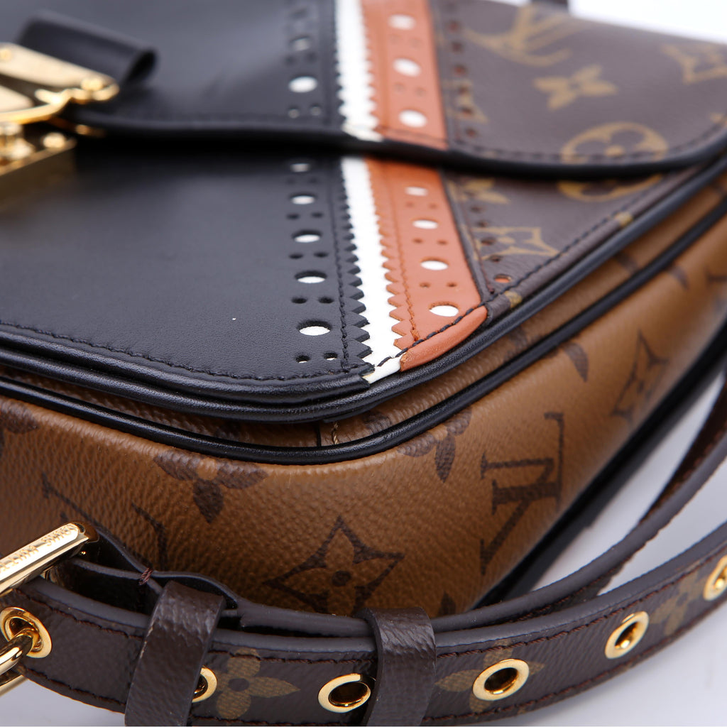 Louis Vuitton Pochette Metis Monogram Brogue Black/Brown