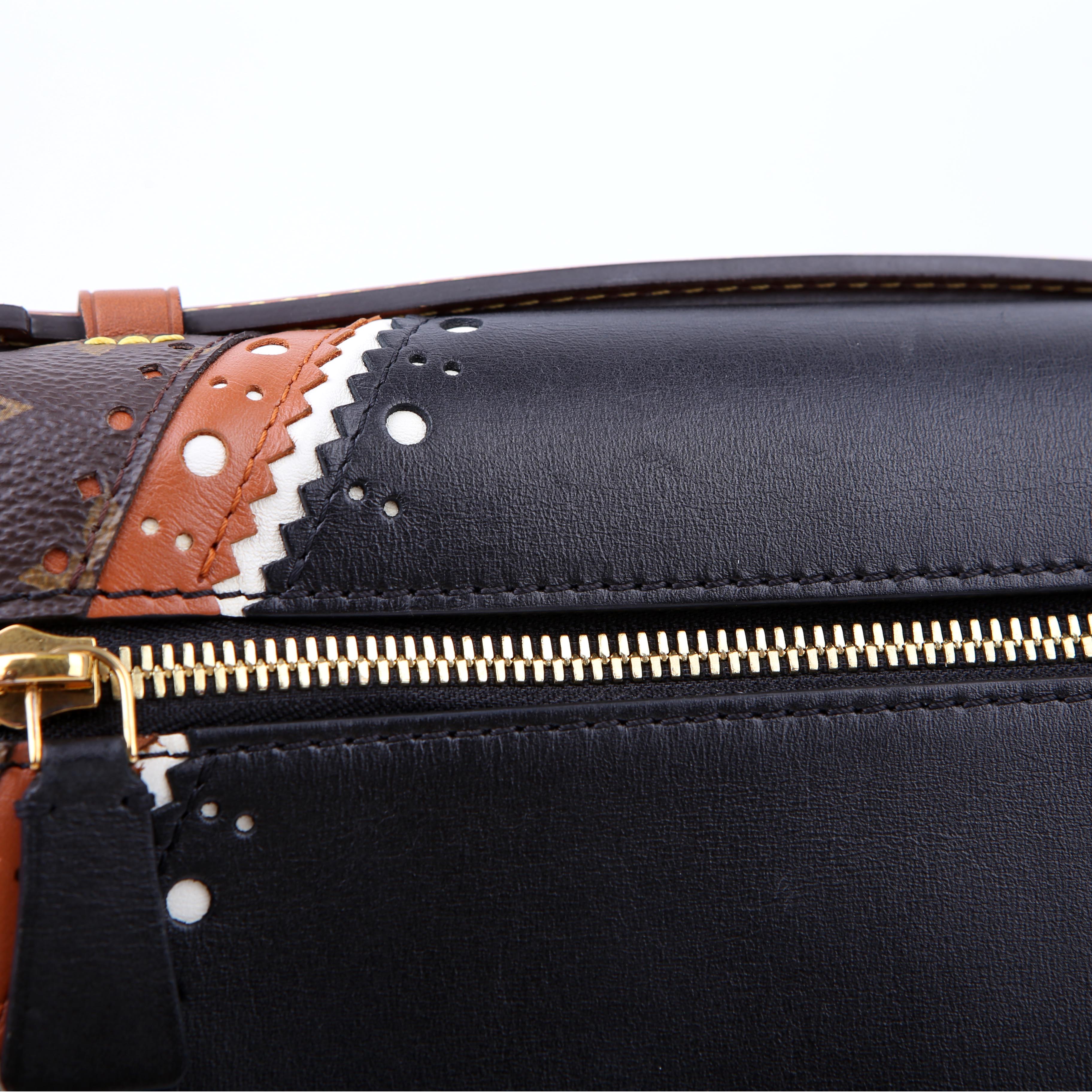 Louis Vuitton Pochette Metis Monogram Brogue Black/Brown