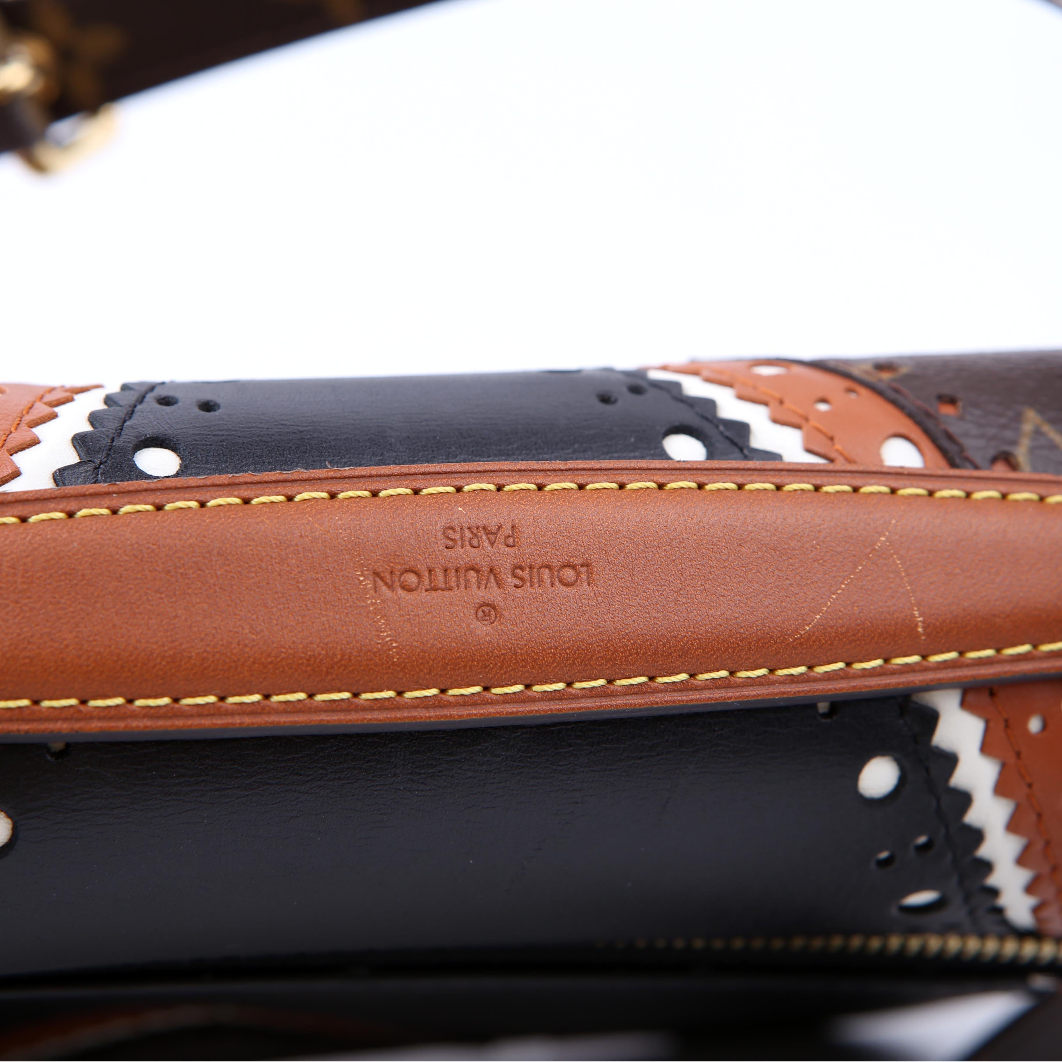 Louis Vuitton Pochette Metis Monogram Brogue Black/Brown