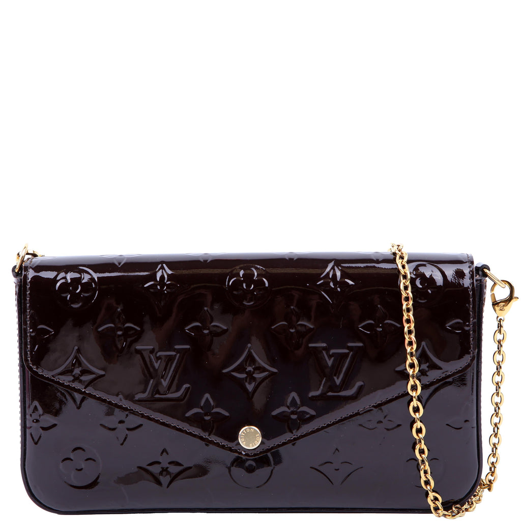Louis Vuitton Pochette Felicie Vernis Dark Purple