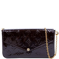 Louis Vuitton Pochette Felicie Vernis Dark Purple