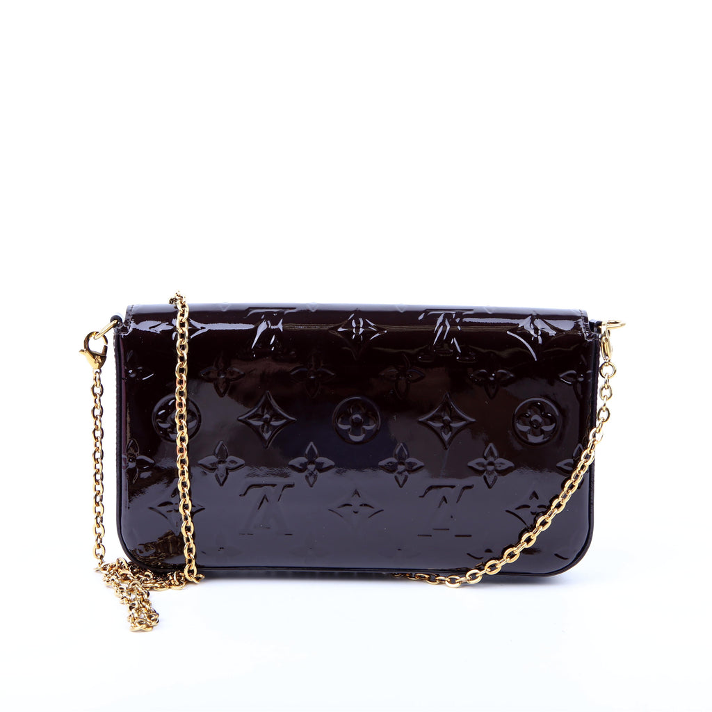 Louis Vuitton Pochette Felicie Vernis Dark Purple