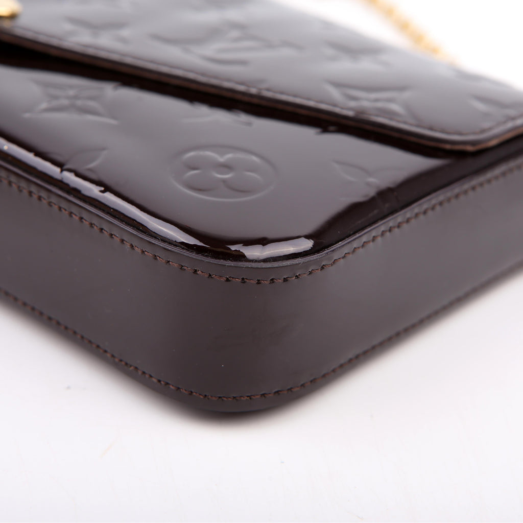 Louis Vuitton Pochette Felicie Vernis Dark Purple