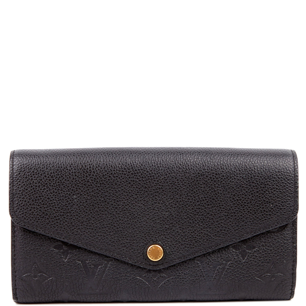 Louis Vuitton Sarah Wallet Empreinte Black