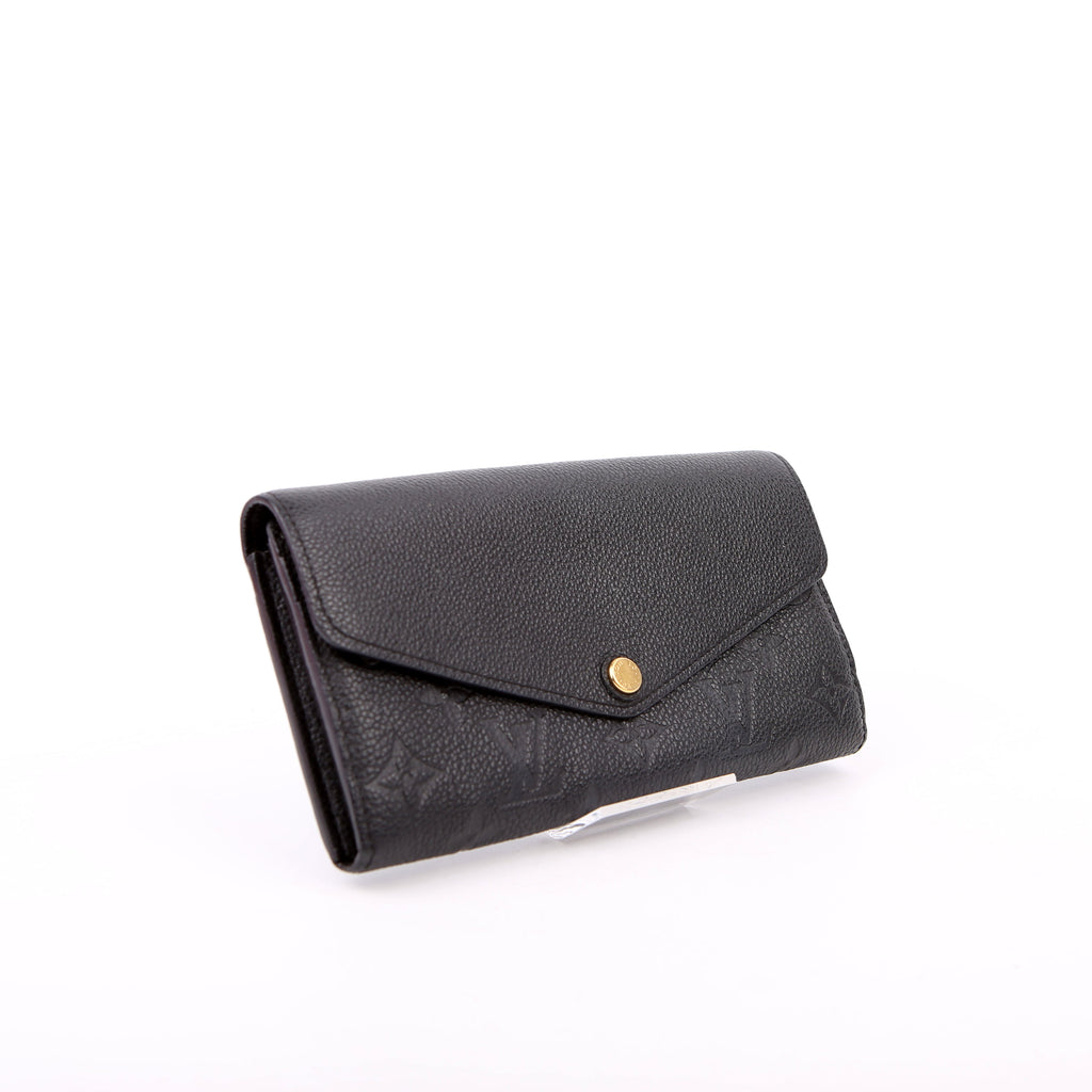 Louis Vuitton Sarah Wallet Empreinte Black