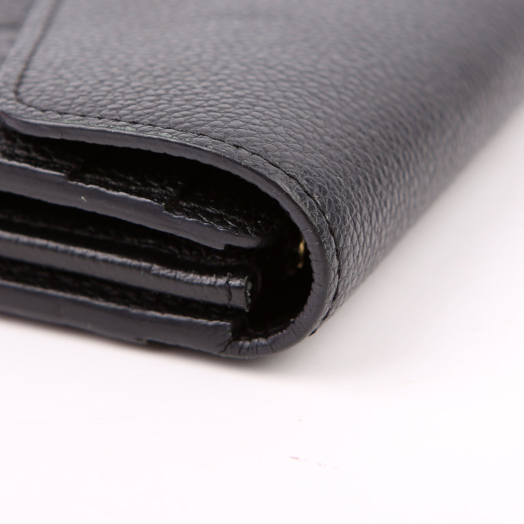 Louis Vuitton Sarah Wallet Empreinte Black