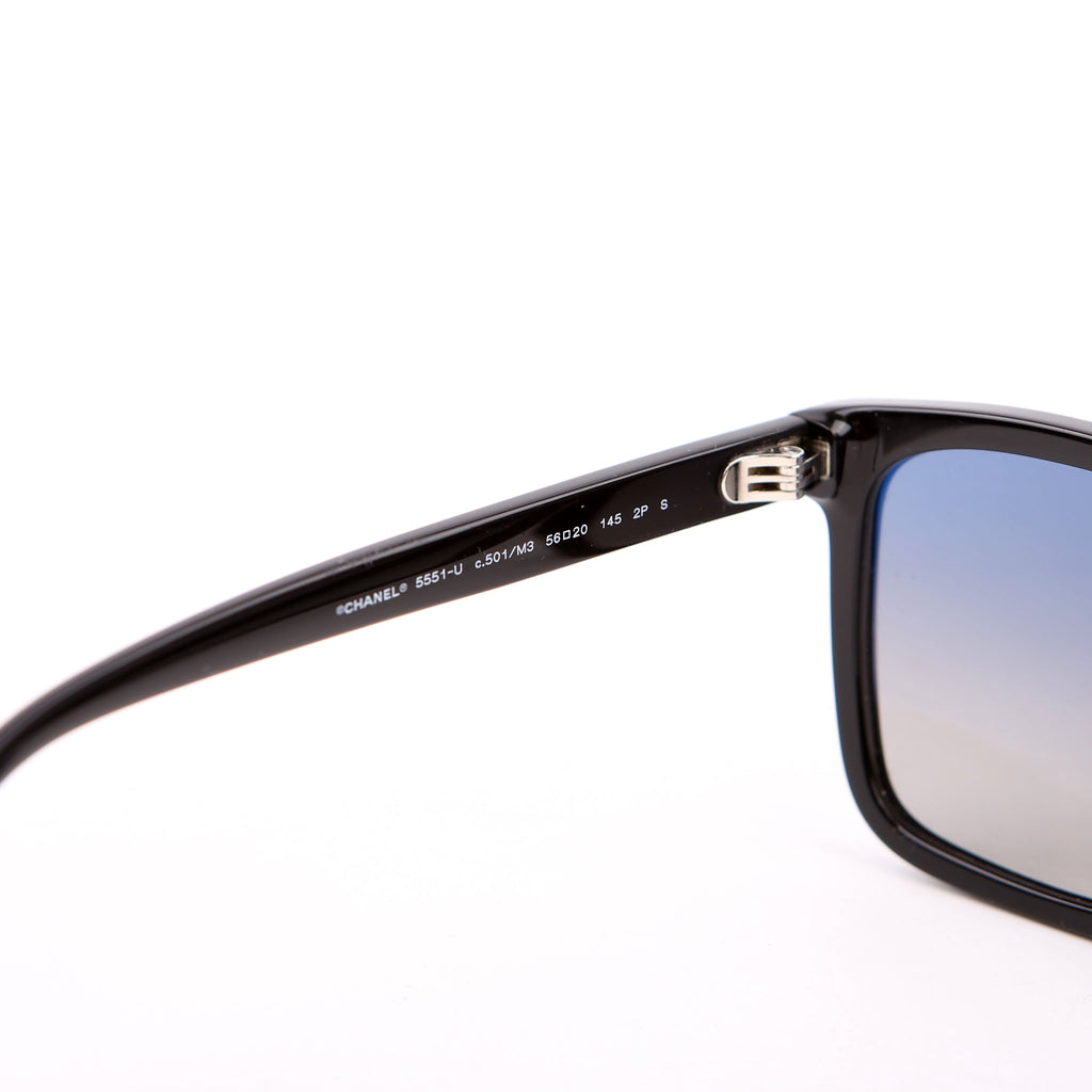 Chanel 5551-U Rectangular Polarized Sunglasses
