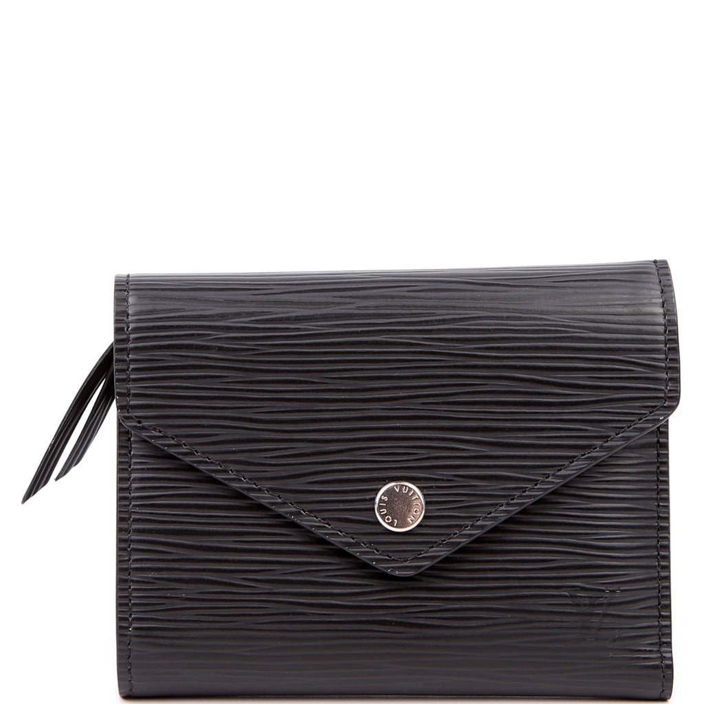 Louis Vuitton Victorine Wallet Epi Black