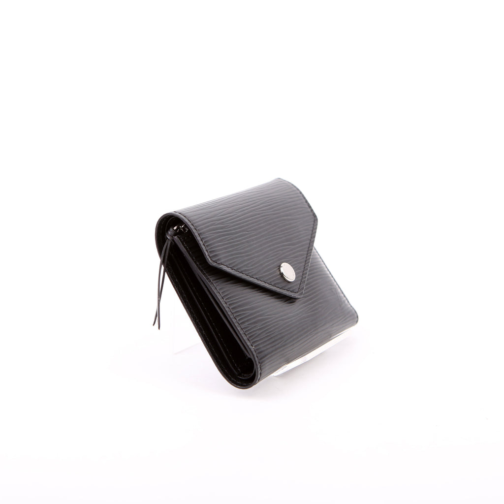 Louis Vuitton Victorine Wallet Epi Black