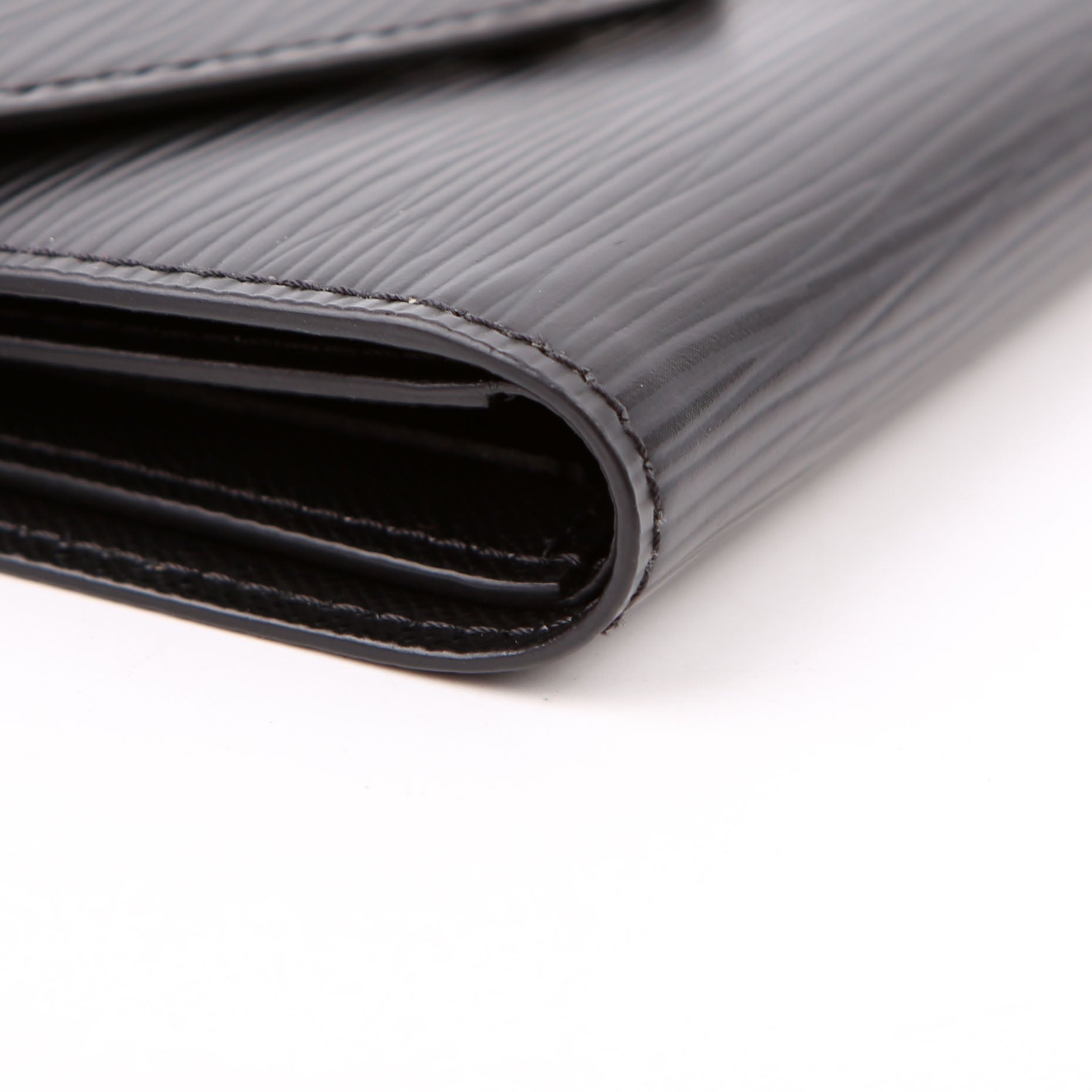 Louis Vuitton Victorine Wallet Epi Black
