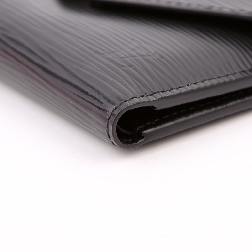Louis Vuitton Victorine Wallet Epi Black