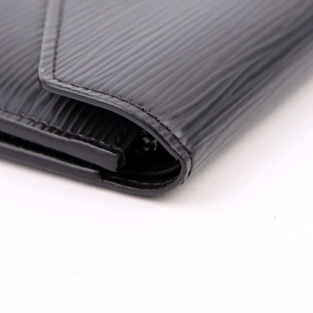 Louis Vuitton Victorine Wallet Epi Black
