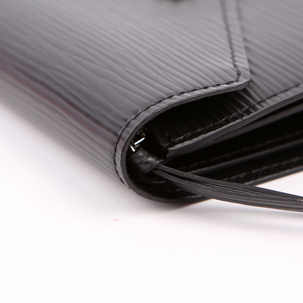Louis Vuitton Victorine Wallet Epi Black