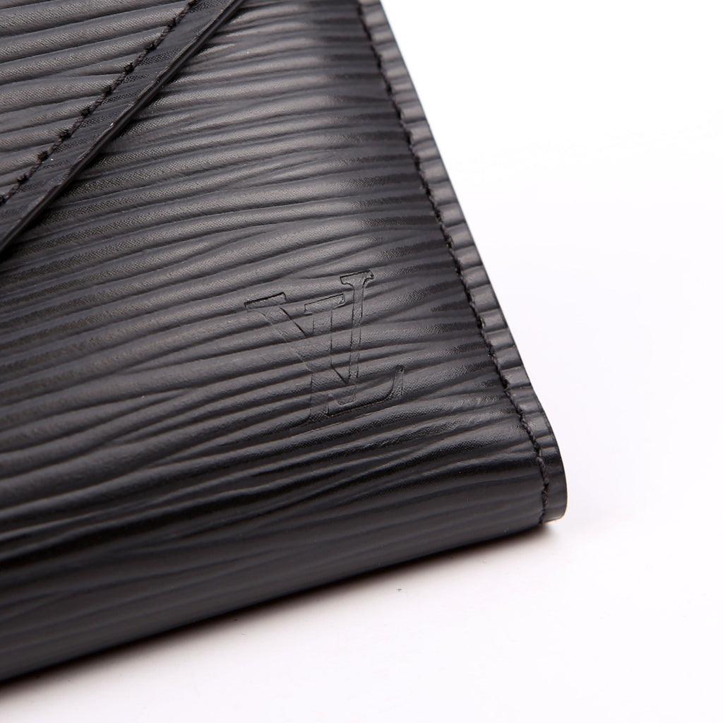 Louis Vuitton Victorine Wallet Epi Black