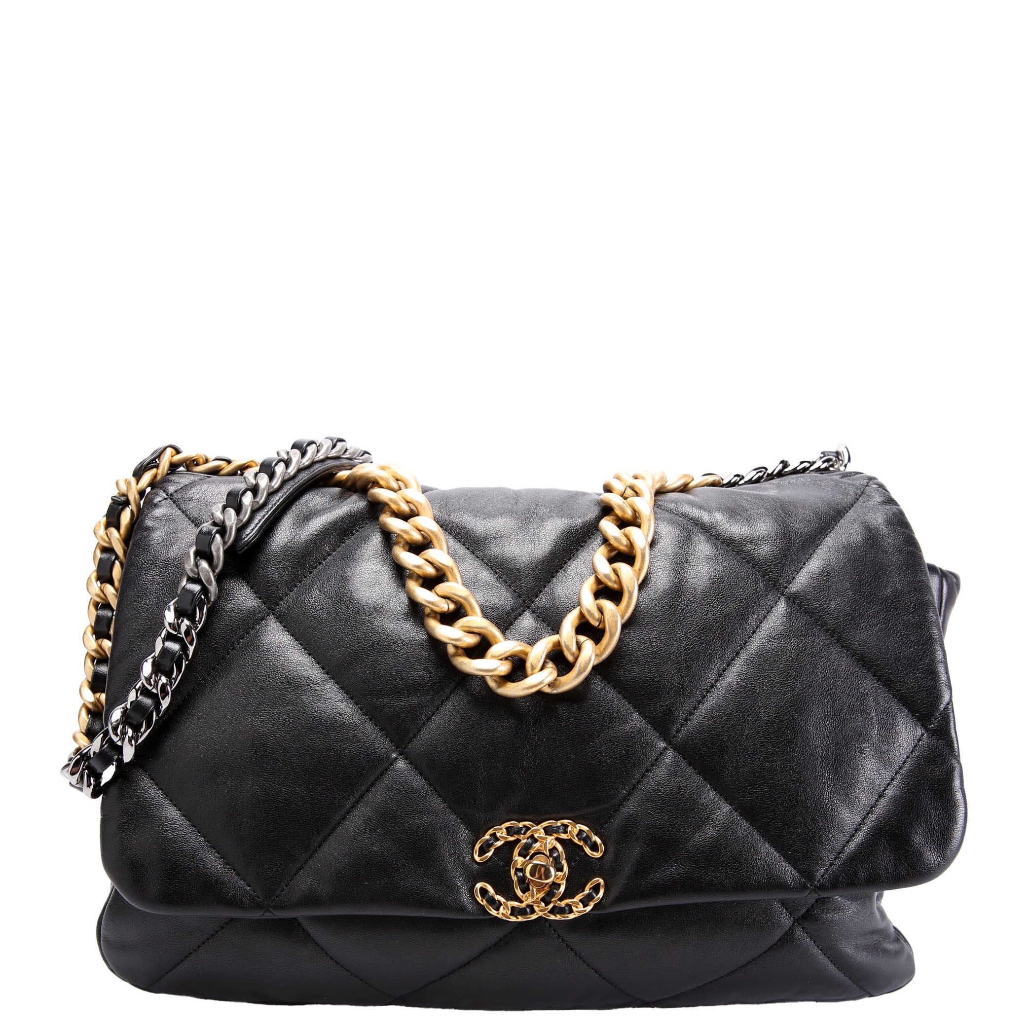 Chanel Quilted Goatskin 19 Maxi Flap 29M