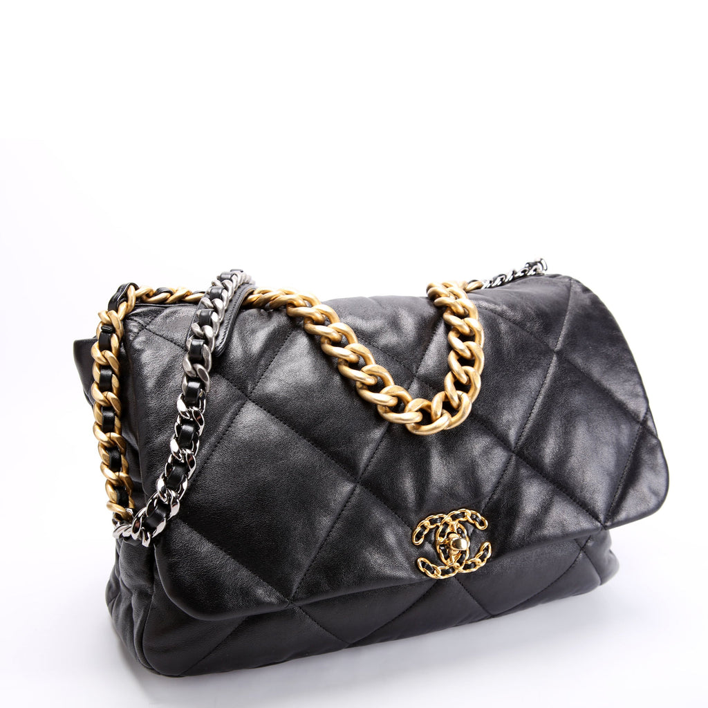 Chanel Quilted Goatskin 19 Maxi Flap 29M