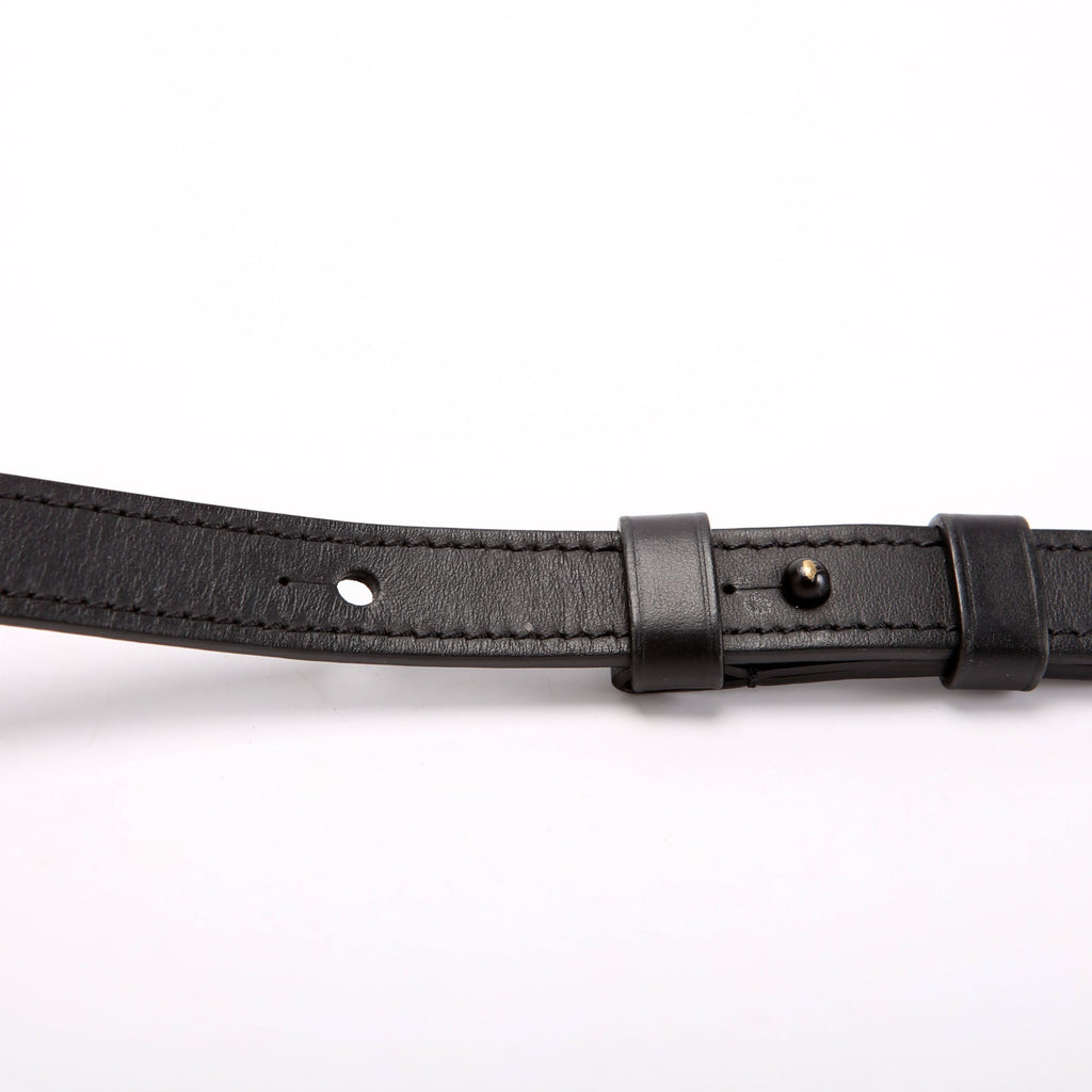 Louis Vuitton S Lock Leather Adjustable Strap Black