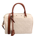 Louis Vuitton Speedy 25 Bandouliere Empreinte NM Cream