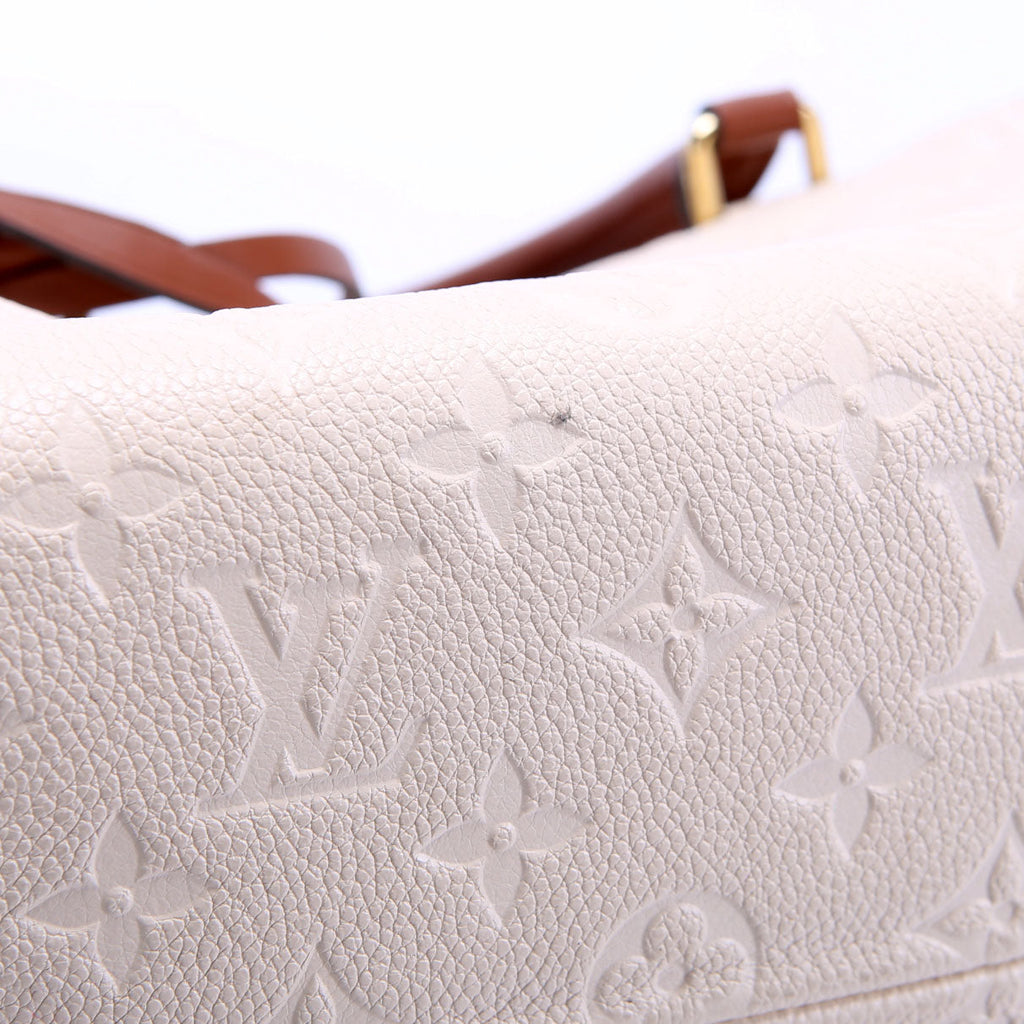 Louis Vuitton Speedy 25 Bandouliere Empreinte NM Cream