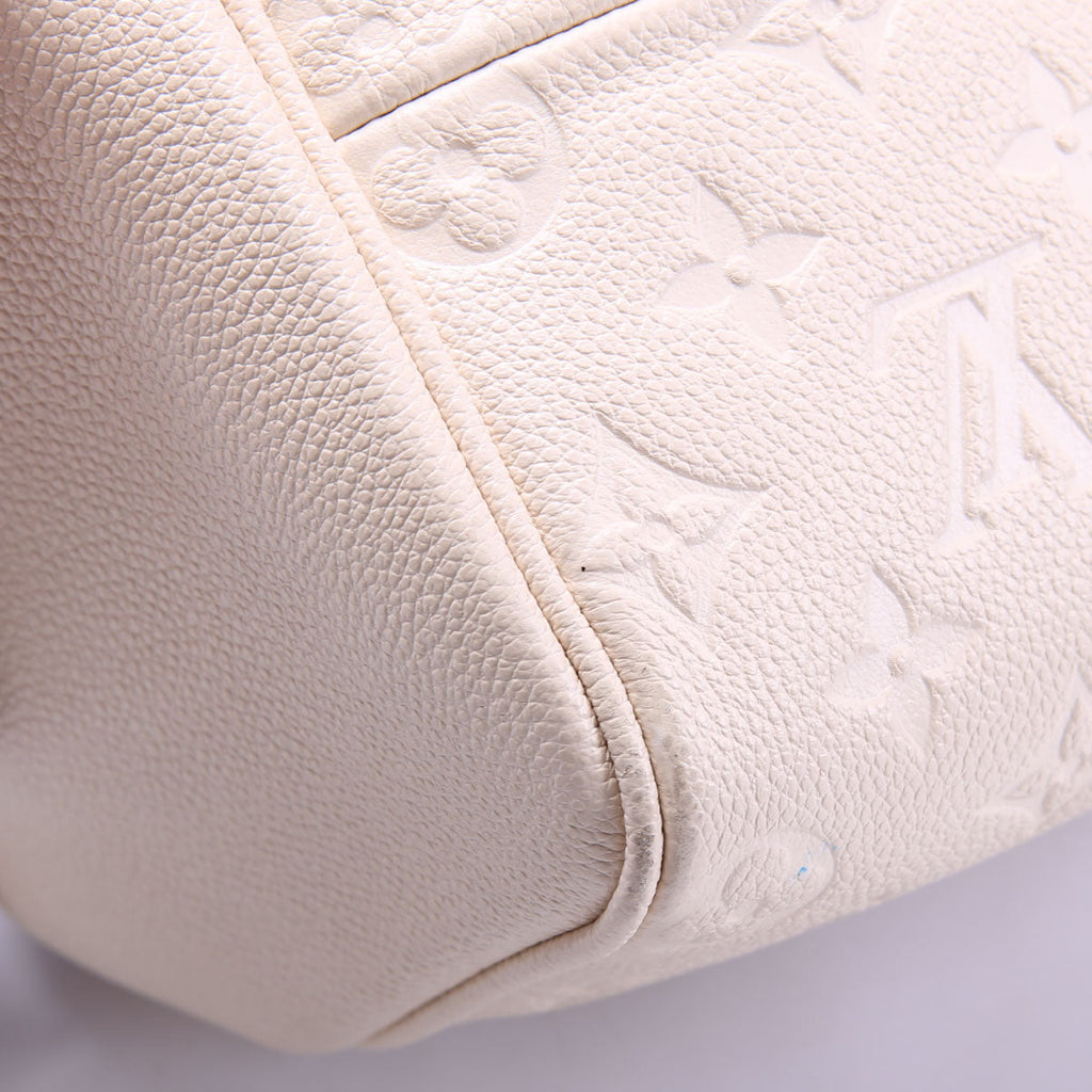 Louis Vuitton Speedy 25 Bandouliere Empreinte NM Cream