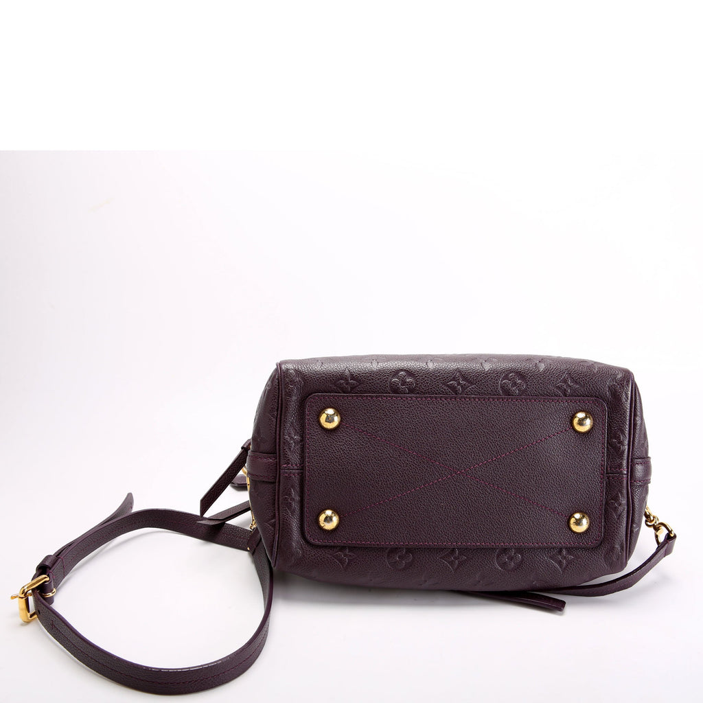 Louis Vuitton Speedy 25 With Strap Empreinte Purple