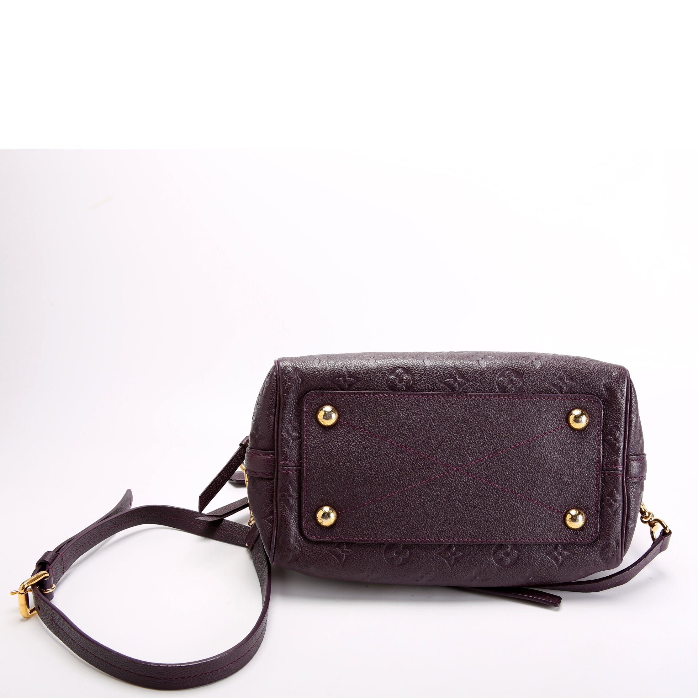 Louis Vuitton Speedy 25 With Strap Empreinte Purple