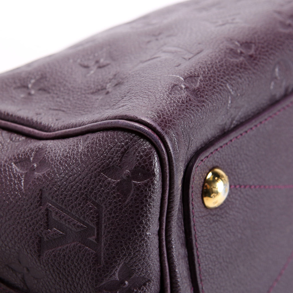 Louis Vuitton Speedy 25 With Strap Empreinte Purple