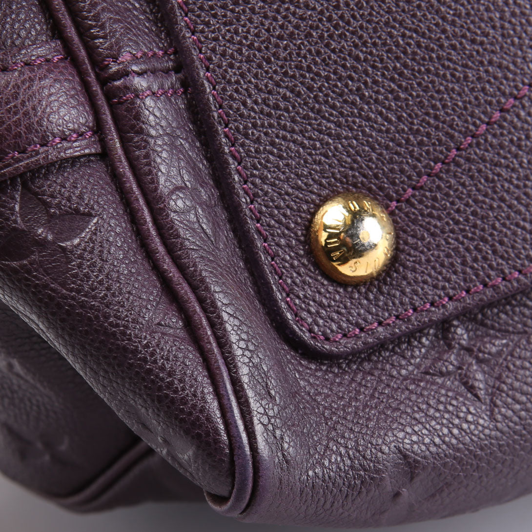 Louis Vuitton Speedy 25 With Strap Empreinte Purple