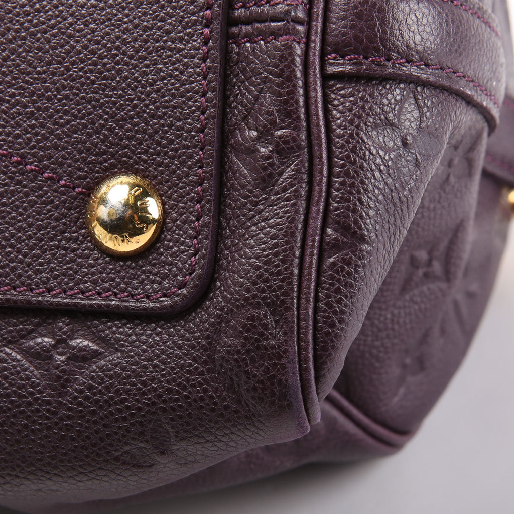 Louis Vuitton Speedy 25 With Strap Empreinte Purple