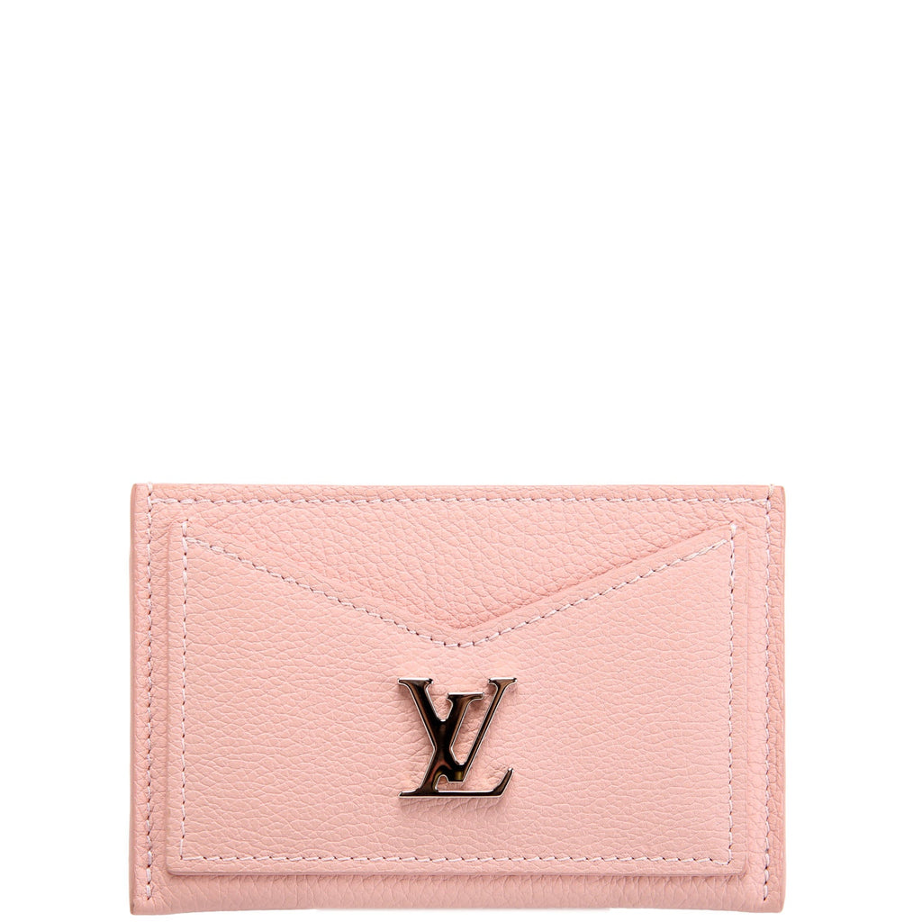 Louis Vuitton LockMe Card Holder Pink