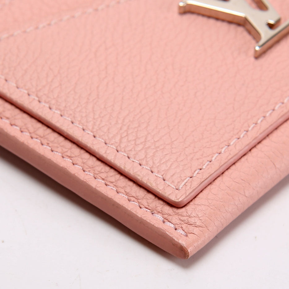 Louis Vuitton LockMe Card Holder Pink