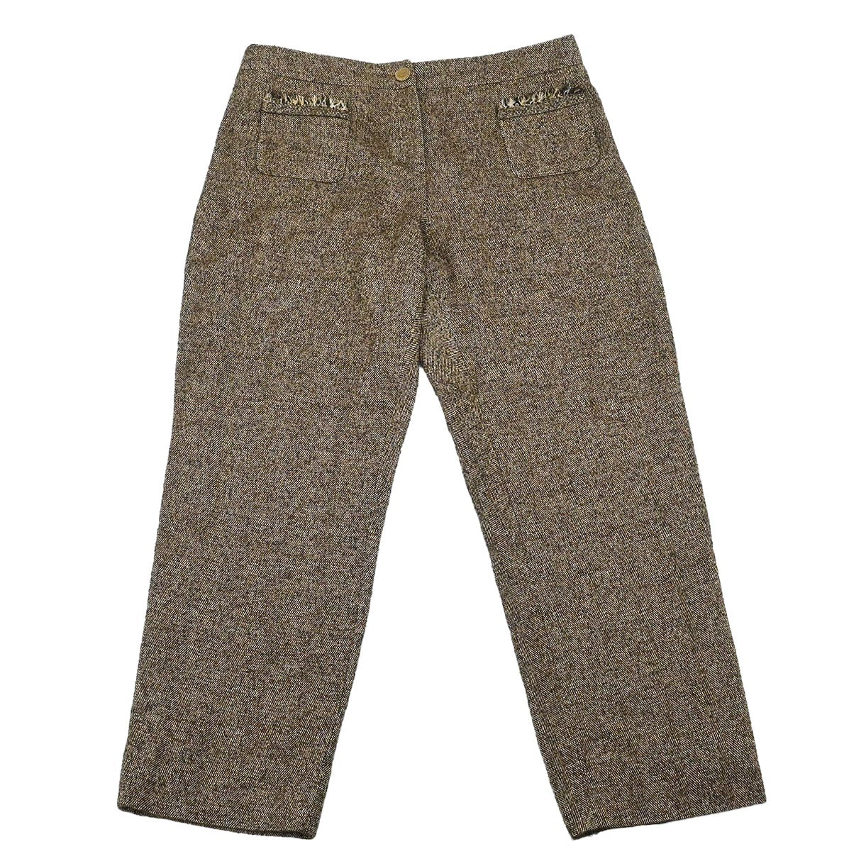 Chanel 2005 Long Pants Brown #46