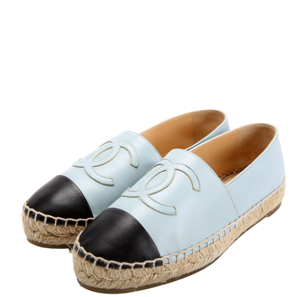 Chanel CC Espadrilles Size 36 Blue/Black